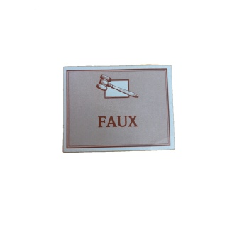Carte FAUX - La Vente aux Enchères Parker - Pièce détachée