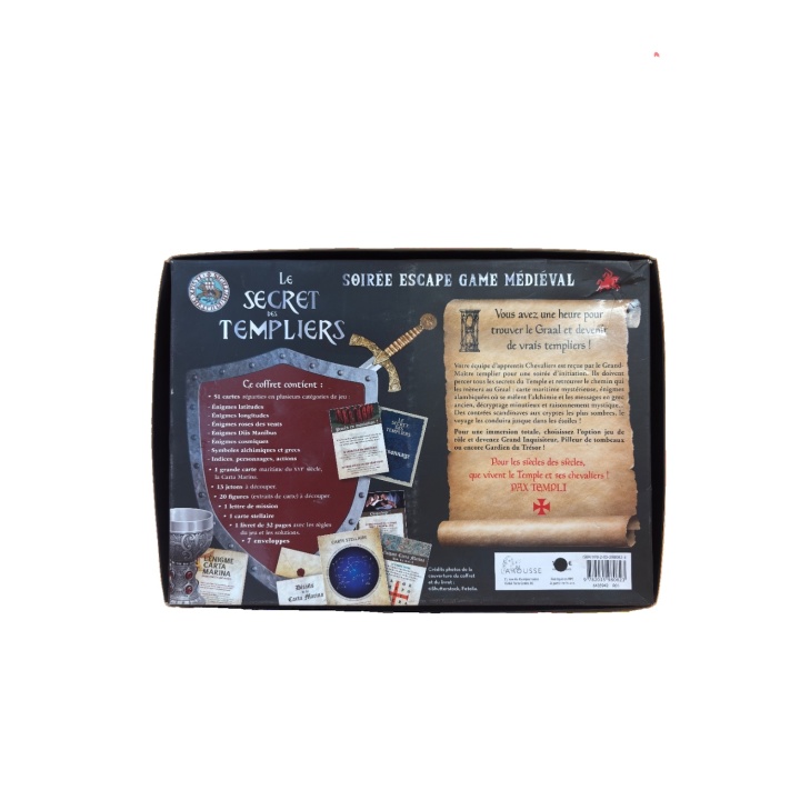 Le Secret des Templiers - Larousse - Escape Game medieval 14 ans