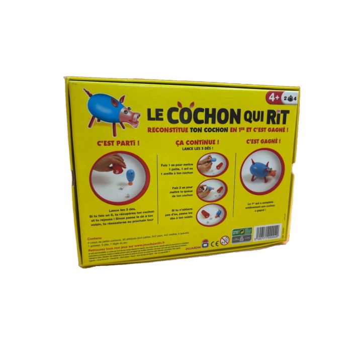 Le Cochon Qui Rit - Dujardin - Jeu de des 4 ans 2-4 joueurs -