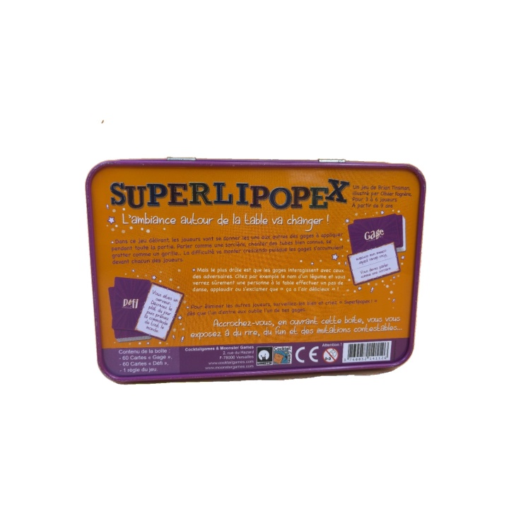 Superlipopex - Cocktail Games - Jeu famille 9 ans 3-6 joueurs -