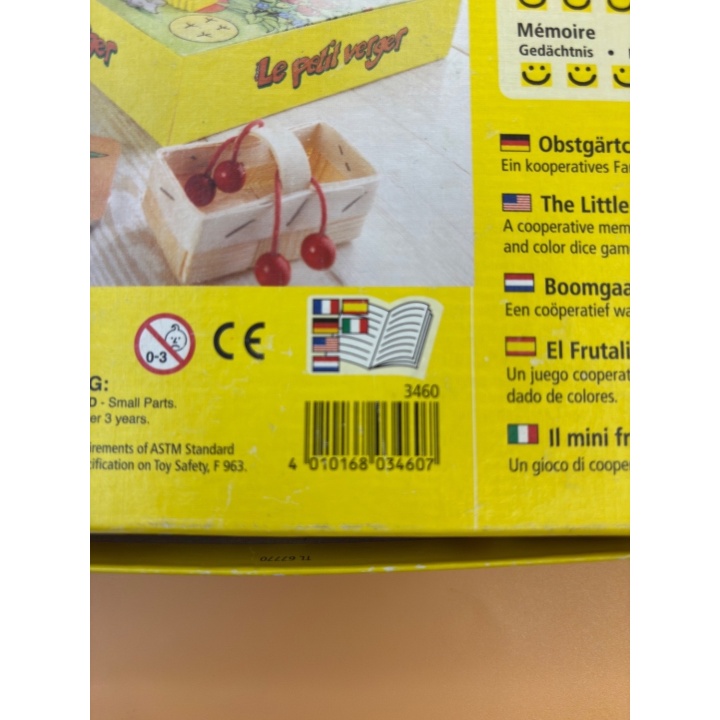Le Petit Verger - HABA - Jeu cooperatif 3 ans 1-4 joueurs -
