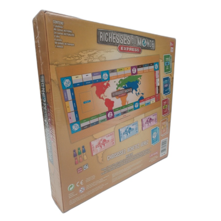 Richesses du Monde Express - Lansay - Jeu Société Stratégie 2-6 Joueur