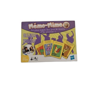 Mémo-Mime Hasbro - Jeu Mimes et Mémoire Enfants 2-4 Joueurs - 4 ans+ -