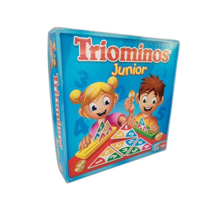 Triominos Junior - Goliath - Jeu Dominos Triangles Enfants 2-4 Joueurs