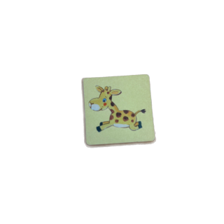 Plaquette girafe bois - Noisette Range HABA - Pièce détachée
