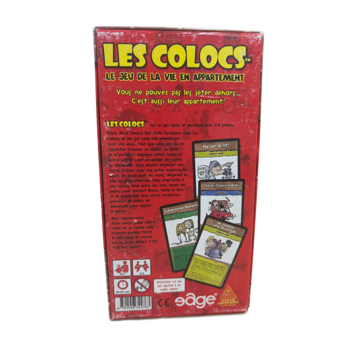 Les Colocs - Edge - Jeu de cartes ambiance 12 ans 2-5 joueurs -