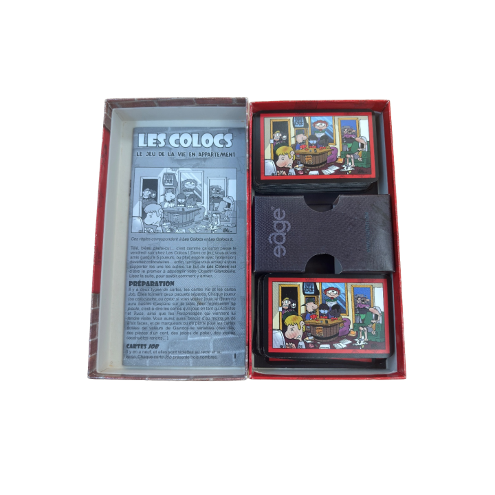 Les Colocs - Edge - Jeu de cartes ambiance 12 ans 2-5 joueurs -