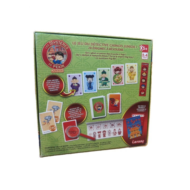 Les Mysteres de Pekin Junior - Lansay - Jeu enquete 5 ans 2-4