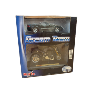 Pack 2 Vehicules Maisto Dream Team Mercedes SL + Munch Mammut