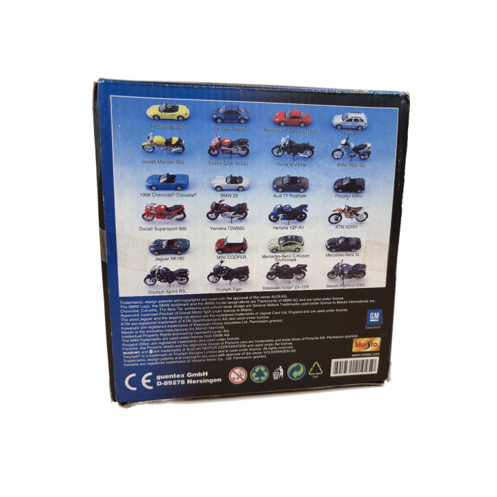 Pack 2 Vehicules Maisto Dream Team Mercedes SL + Munch Mammut