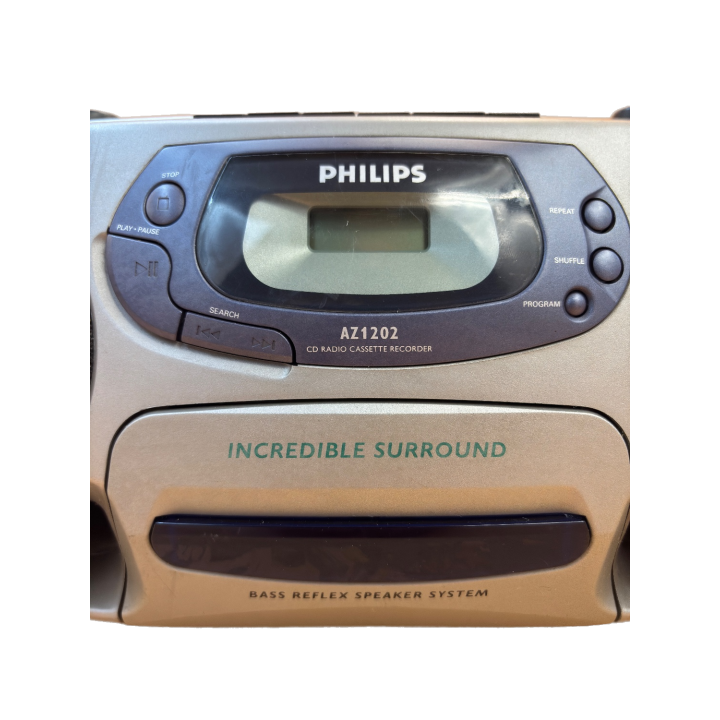 Philips AZ1202 - Radiocassette CD Lecteur Enregistreur Portable