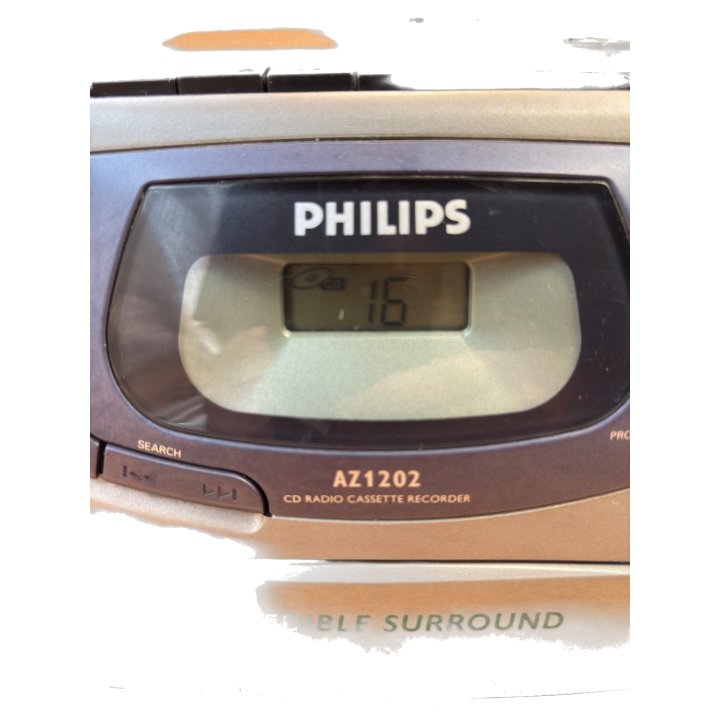Philips AZ1202 - Radiocassette CD Lecteur Enregistreur Portable