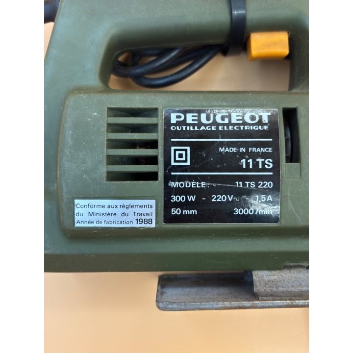 Scie Sauteuse Peugeot 11 TS 220 - Outil Electrique Vintage 1988