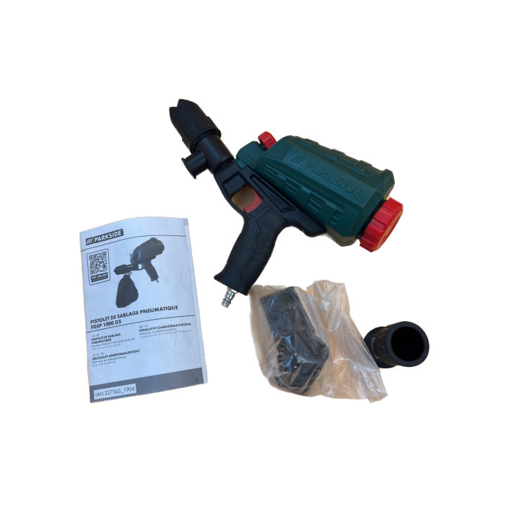 Pistolet de Sablage Pneumatique PDSP 1000 D5 - Parkside -