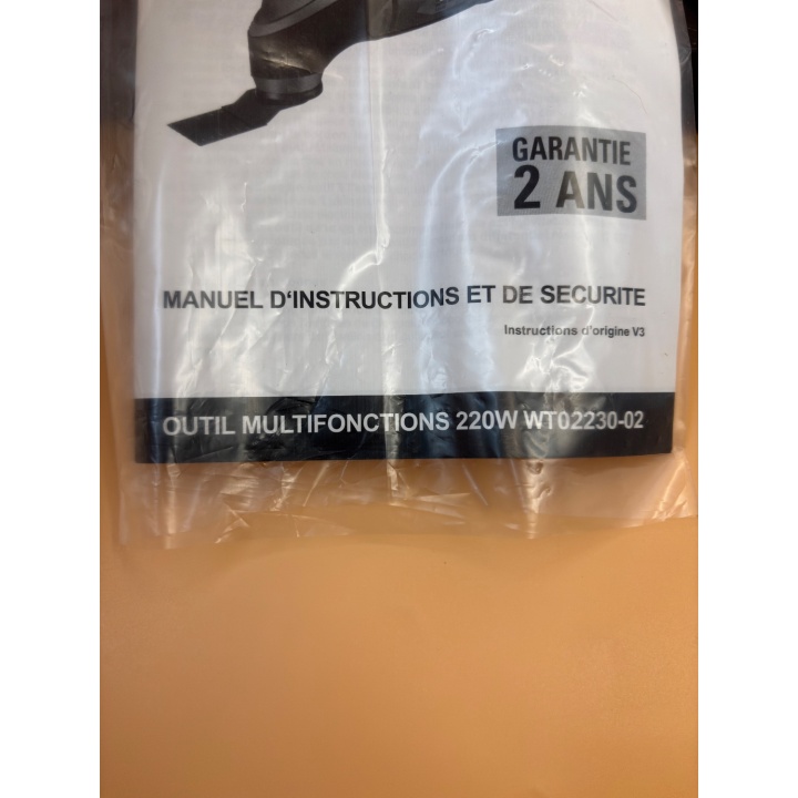 Outil Multifonctions STARTING1 220W WT02230-02 avec Accessoires