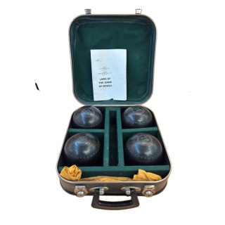 Jeu de Boules Super Grip - 4 boules vintage mallette - Jeu
