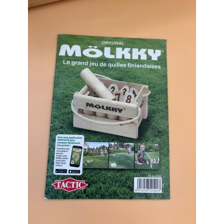 Molkky - Tactic - Jeu de quilles finlandais 5 ans 2-6 joueurs -