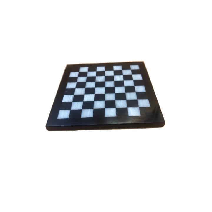 Echiquier Bois Marqueté Noir & Blanc - Plateau Échecs Adulte 2