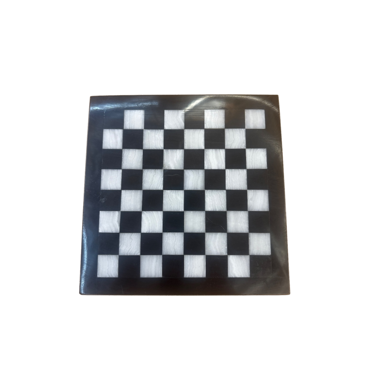 Echiquier Bois Marqueté Noir & Blanc - Plateau Échecs Adulte 2