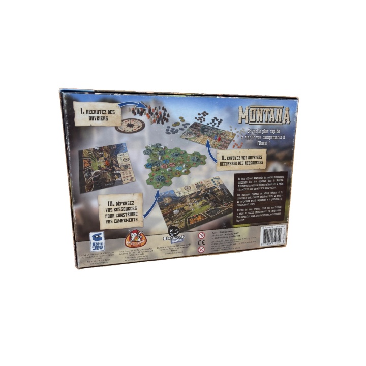 Montana - Blackrock Games - Jeu de strategie 12 ans 2-4 joueurs