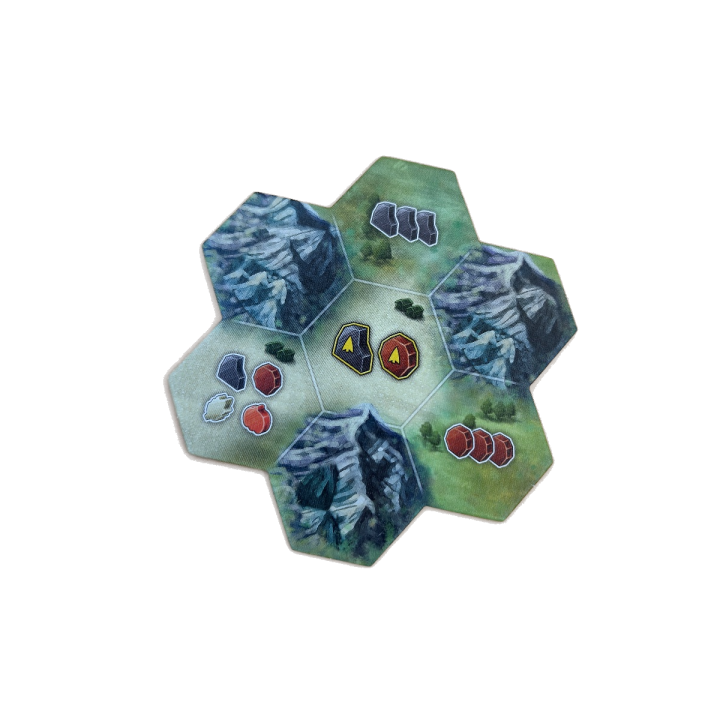 Tuile terrain hexagonale Montana - Blackrock Games