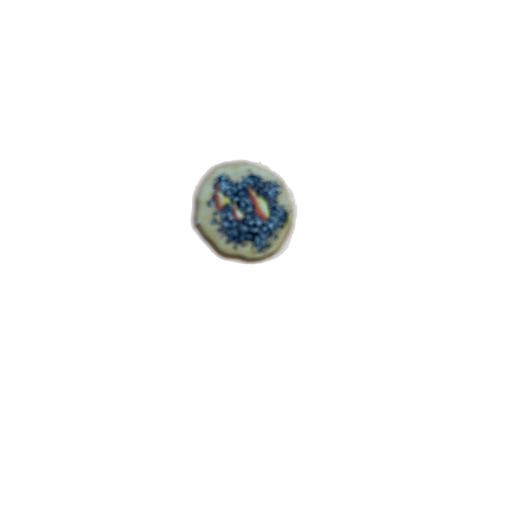 Jeton rond blason bleu - Warrior Knights - Pièce détachée