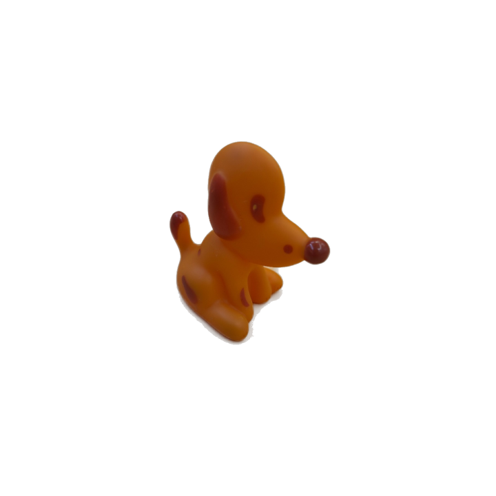 Figurine chien orange - Ludanimo Djeco - Pièce détachée
