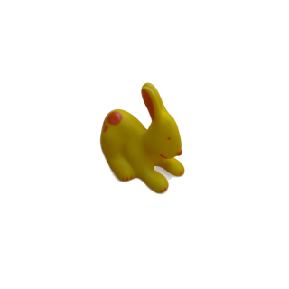 Figurine lapin jaune - Ludanimo Djeco - Pièce détachée