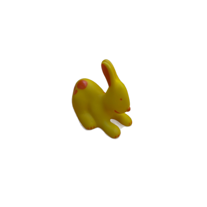 Figurine lapin jaune - Ludanimo Djeco - Pièce détachée