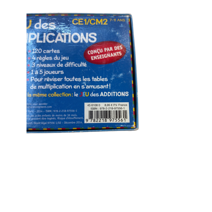 Le Jeu des Multiplications - Hatier Chouette - Jeu educatif 7