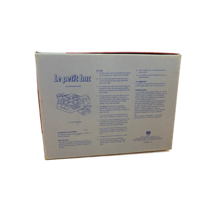 Le petit bac - MB Jeux - Jeu de reflexion 8 ans 2 joueurs -