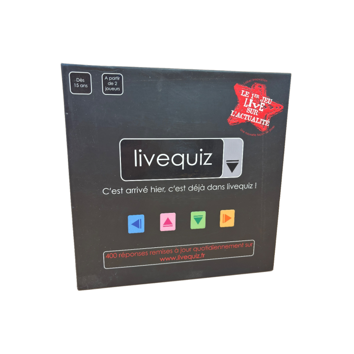 Livequiz - Tele Games - Jeu quizz actualite 15 ans 2+ joueurs -