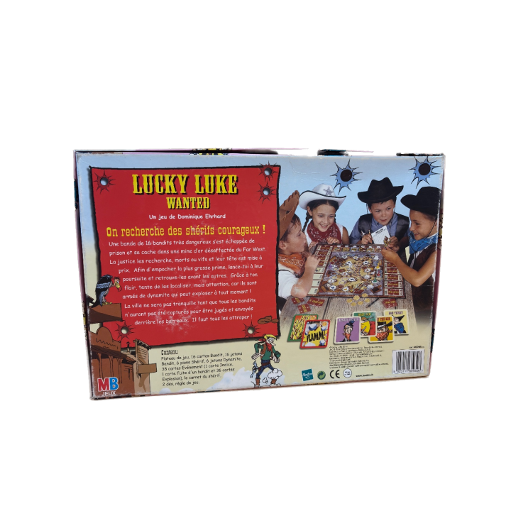Lucky Luke Wanted - MB Jeux - Jeu de strategie 8 ans 2-6 joueurs