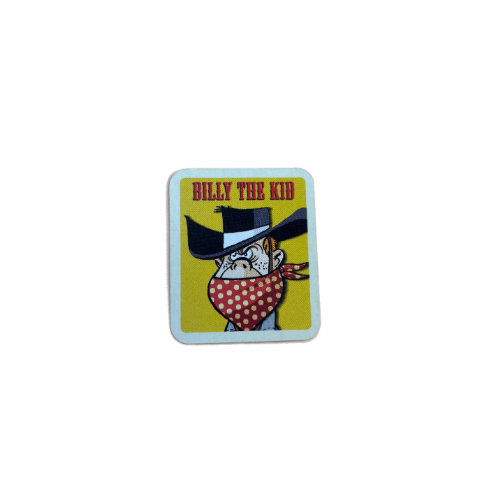 Carte Bandit Billy The Kid - Lucky Luke Wanted MB Jeux