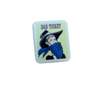 Jeton Bandit Bad Ticket - Lucky Luke Wanted - MB Jeux