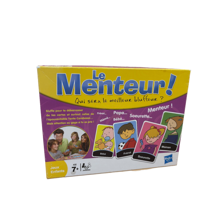 Le Menteur - Hasbro - Jeu de cartes bluff 7 ans 2-6 joueurs -