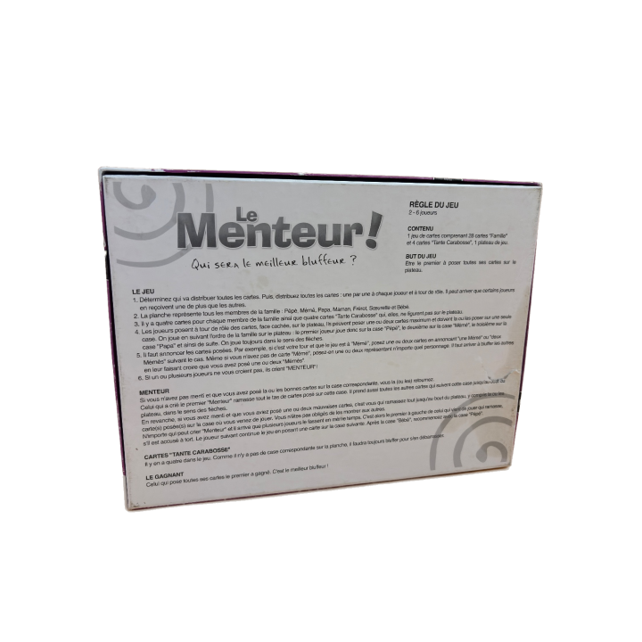 Le Menteur - Hasbro - Jeu de cartes bluff 7 ans 2-6 joueurs -