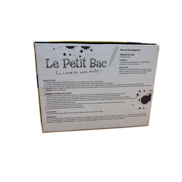 Le Petit Bac - Hasbro - Jeu famille 8 ans 2-6 joueurs - Complet