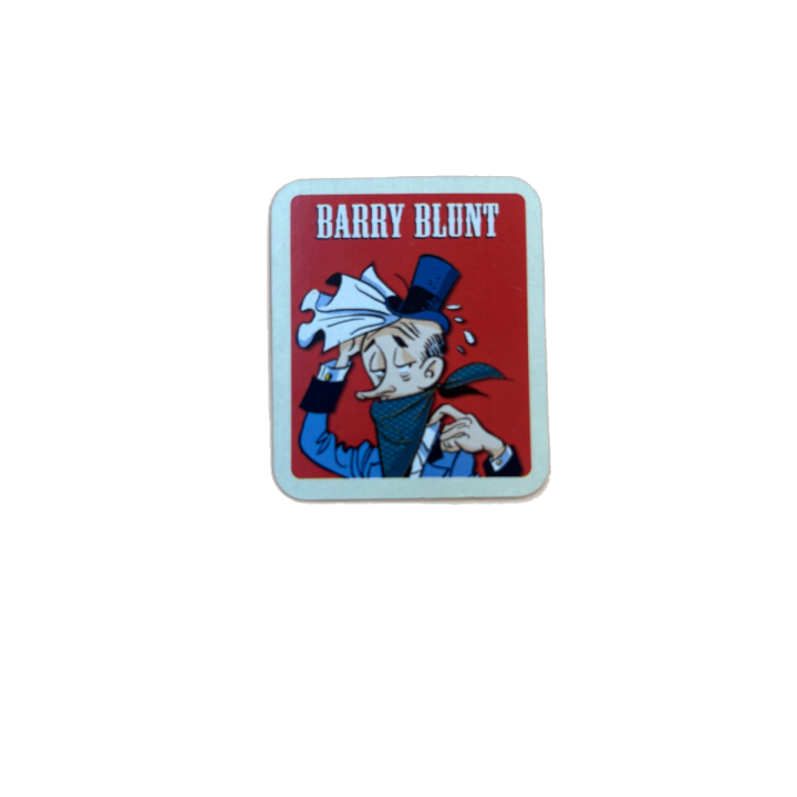 Jeton Bandit Barry Blunt - Lucky Luke Wanted MB Jeux