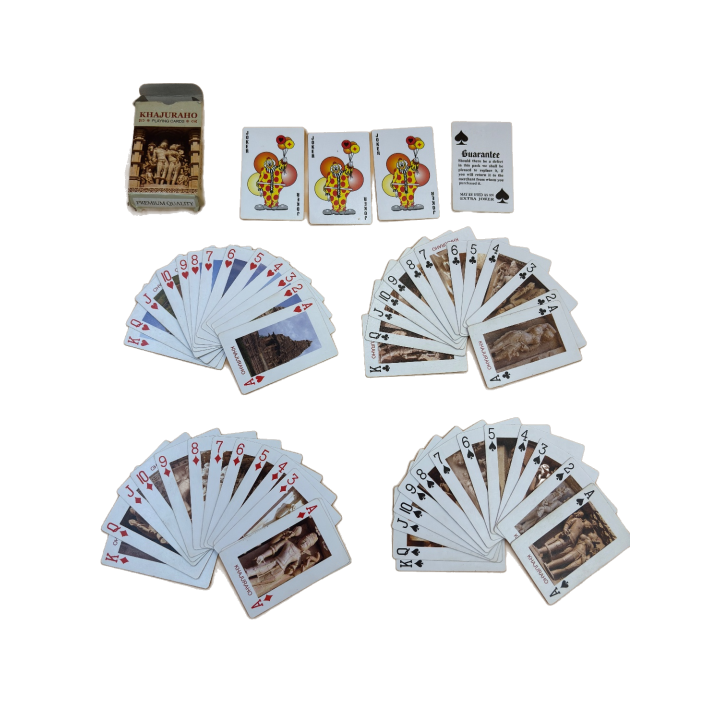 Khajuraho Playing Cards - Premium Quality - Jeu de cartes