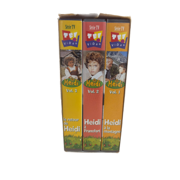 Heidi - TF1 Video - Coffret integral 3 VHS - Serie TV culte