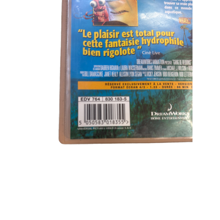 Gang de Requins - DreamWorks - VHS Film animation famille -