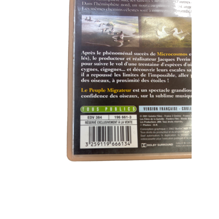 Le Peuple Migrateur - Studio Canal - DVD Documentaire Nature