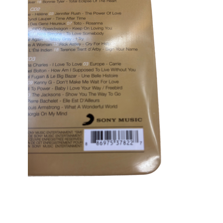 Slows Gold - Compilation 3 CD - Marvin Gaye Patrick Fiori -