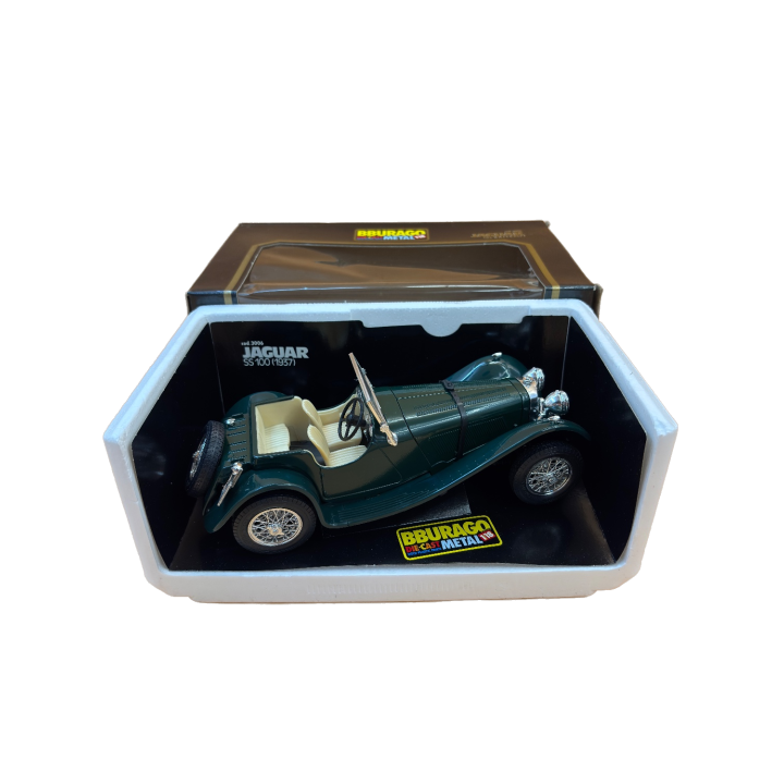 Jaguar SS 100 1937 - Bburago - Voiture miniature metal 1:18