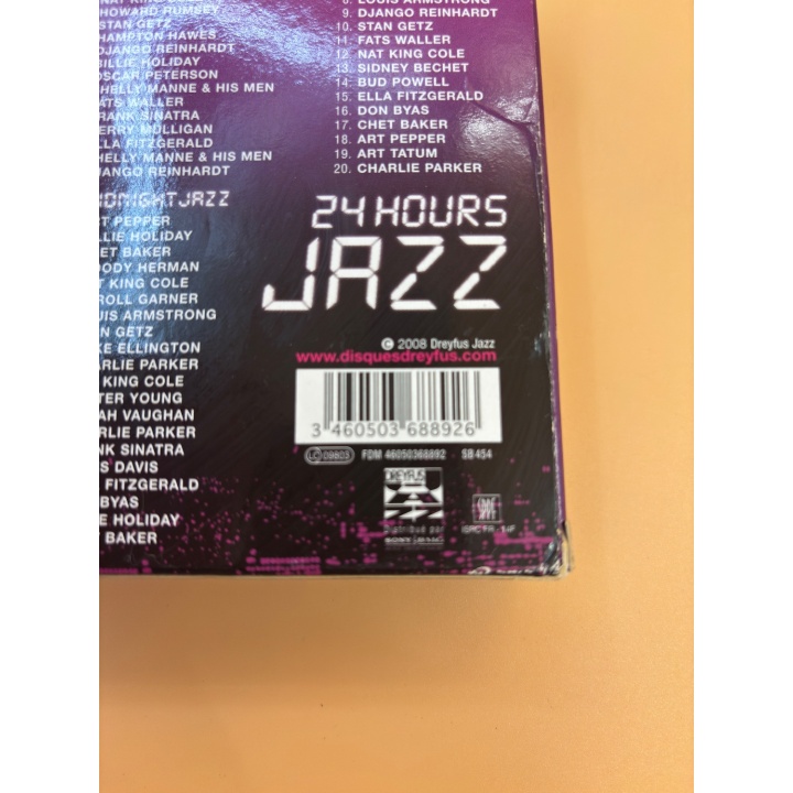 24 Hours Jazz - Dreyfus - Compilation 5 CD - 100 Titres -