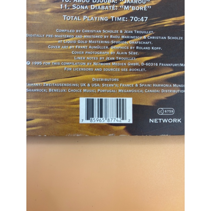 Desert Blues Ambiances du Sahara - Network - Coffret 2 CD