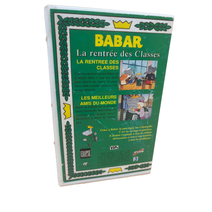 Babar - La Rentree des Classes - VHS Jeunesse 3 ans - Occasion