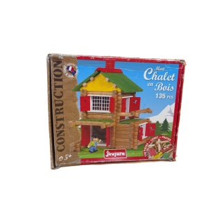 Mon Chalet en Bois - Jeujura - Jeu construction 5 ans 135 pieces