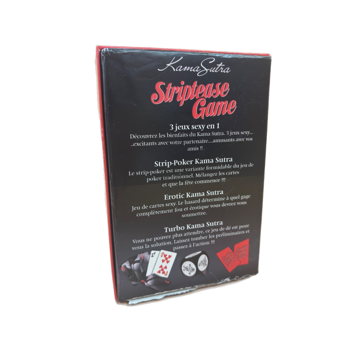 Striptease Game - Kama Sutra - Jeu de cartes adulte 18 ans 2-6